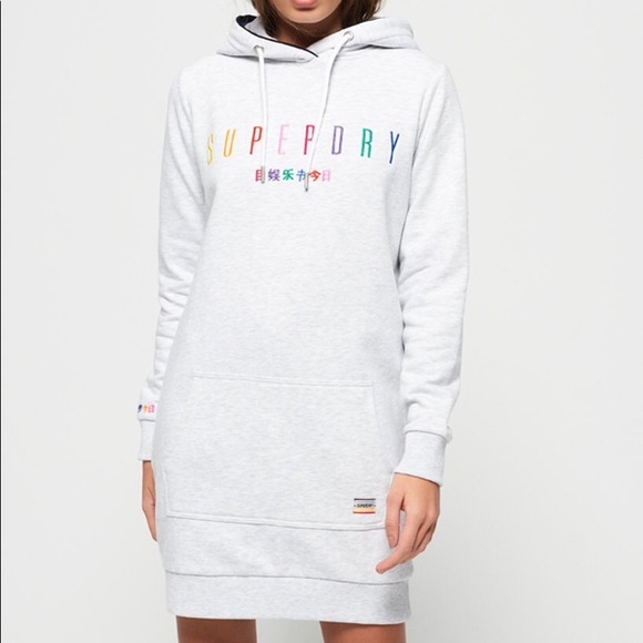 Superdry Sweaters - Superdry Rainbow Tape Sweat Dress